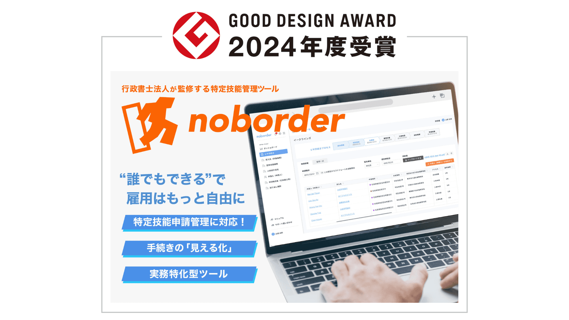 「2024年度グッドデザイン賞」を受賞しました！